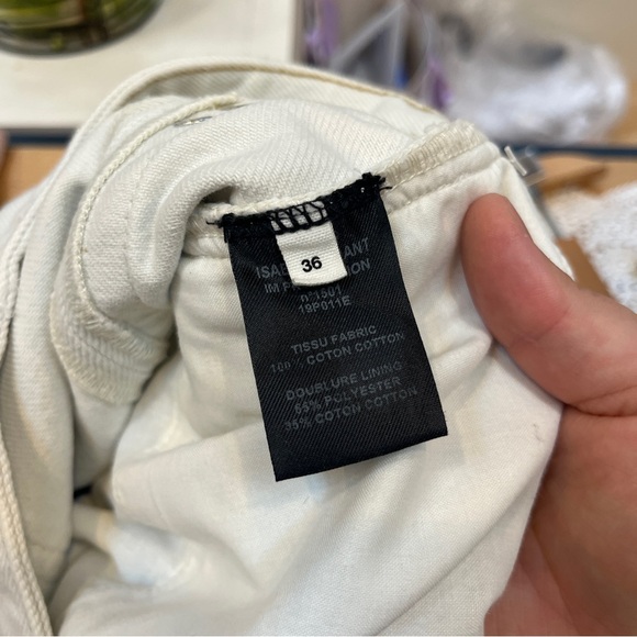 NWOT Etoile Isabel Marant Lea Patchwork Ankle Skinny Jeans Size 4 - Picture 10 of 10